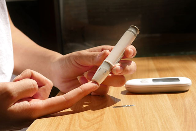 blood glucose test
